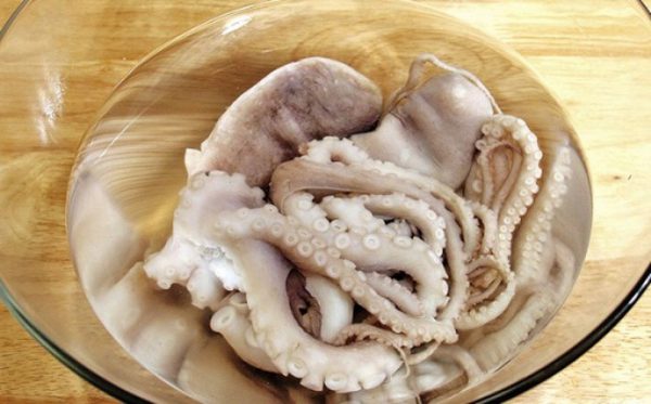 Sơ chế bạch tuộc