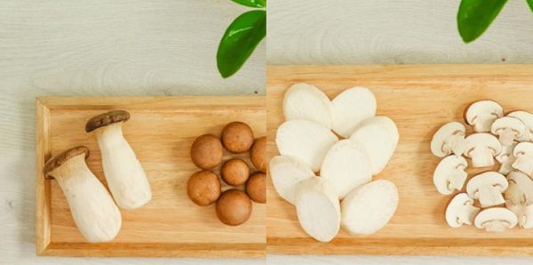 Sơ chế các loại nấm