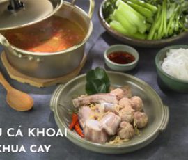 Món lẩu cá khoai chua cay đơn giản lạ miệng