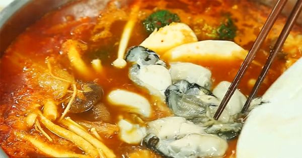 Hoàn thành lẩu hàu