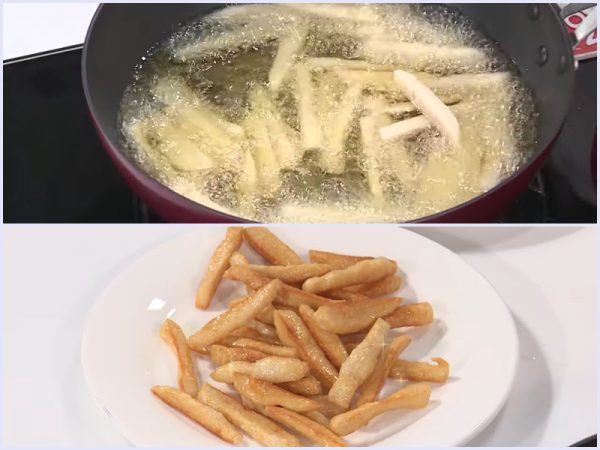Chiên mì căn