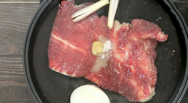 Sơ chế bò