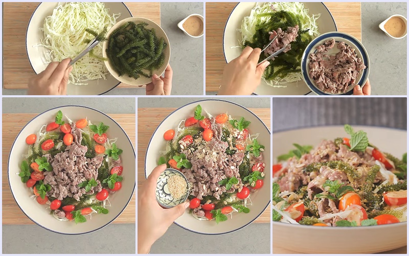 Trộn salad