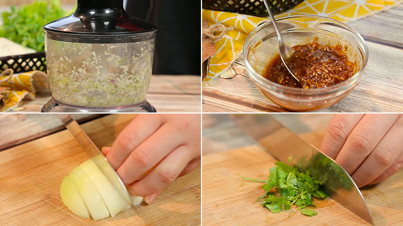Sơ chế các nguyên liệu