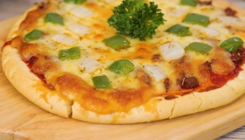 Món bánh pizza bò bằm ngon tuyệt mà cực đơn giản