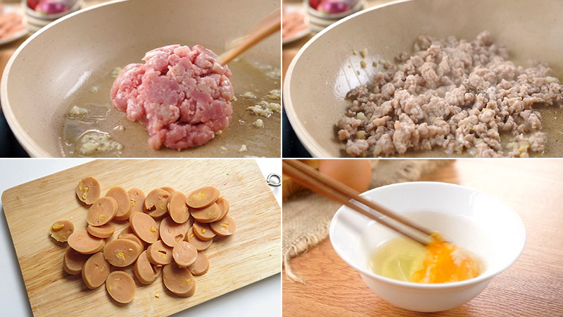 Sơ chế các nguyên liệu