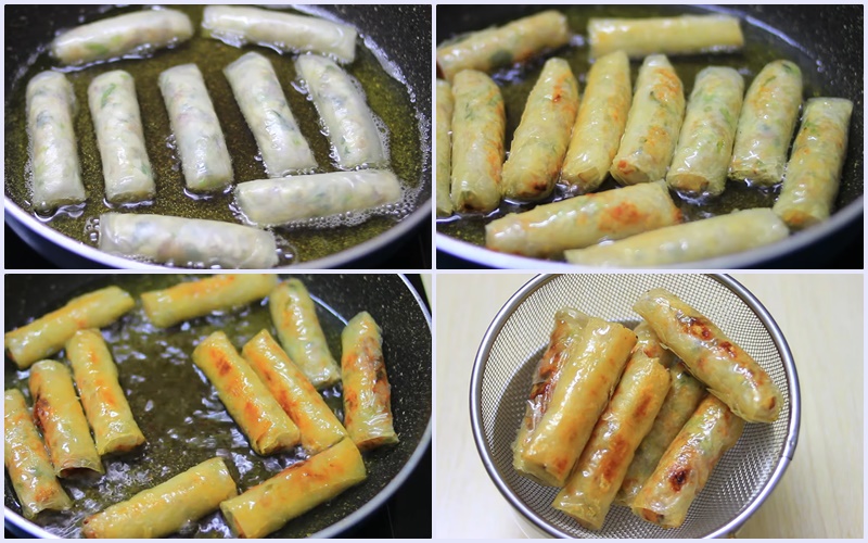Chiên chả ram bắp