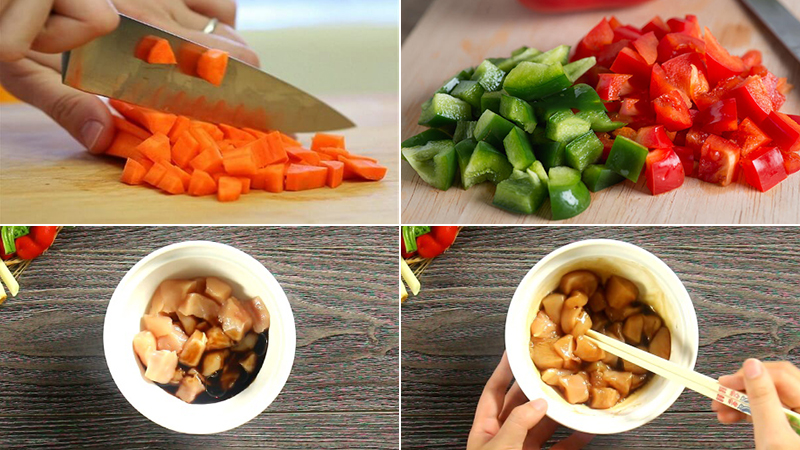 Chuẩn bị các nguyên liệu