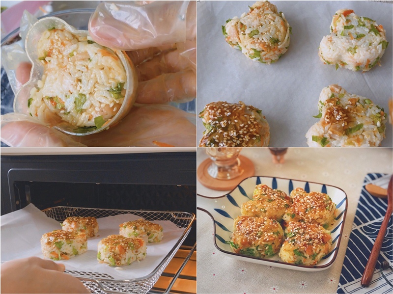 Nắn và nướng cơm