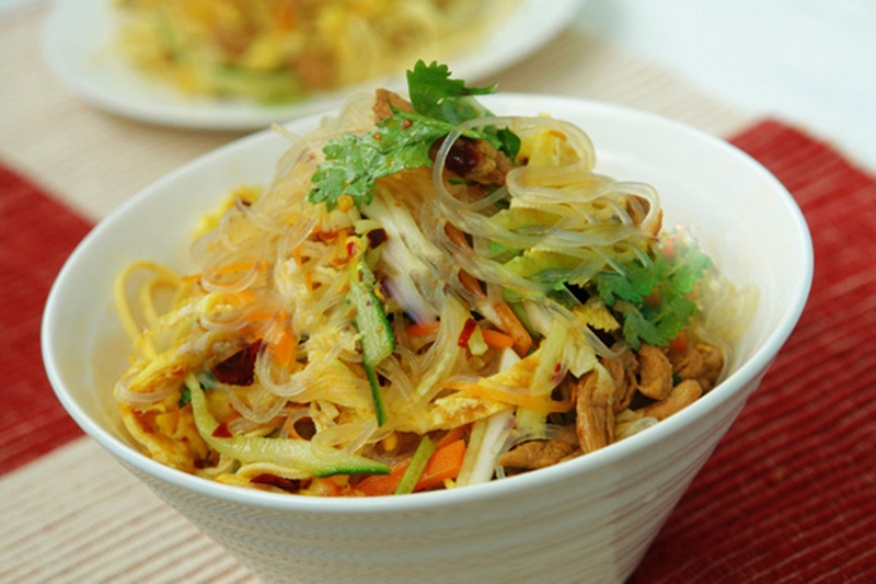 Món miến trộn ngũ sắc nhanh gọn siêu ngon