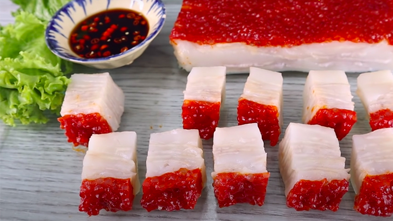Món bánh heo quay vừa ngon vừa bắt mắt