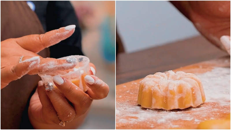 Tạo hình chiếc bánh