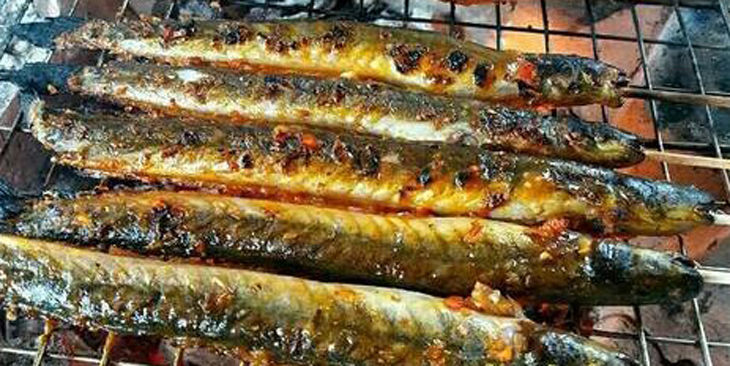 Nướng cá kèo