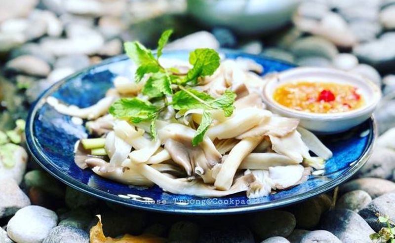 Món nấm bào ngư hấp sả lạ miệng mà siêu ngon