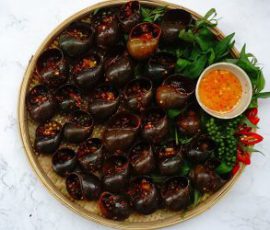 Món ốc bươu nướng tiêu xanh ngon tuyệt hấp dẫn