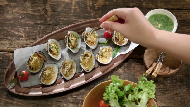 Món sò lông nướng bơ tỏi thơm ngon nức mũi