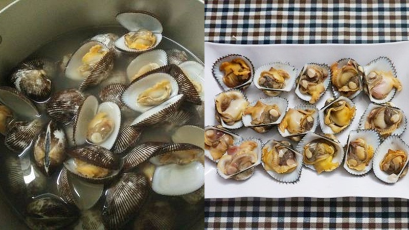 Sơ chế sò lông
