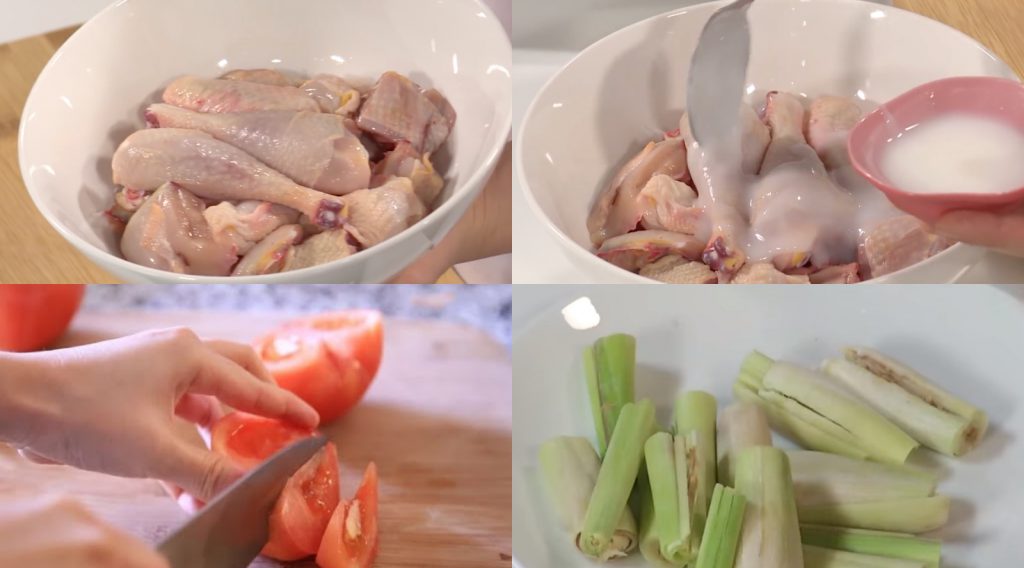 Sơ chế các nguyên liệu