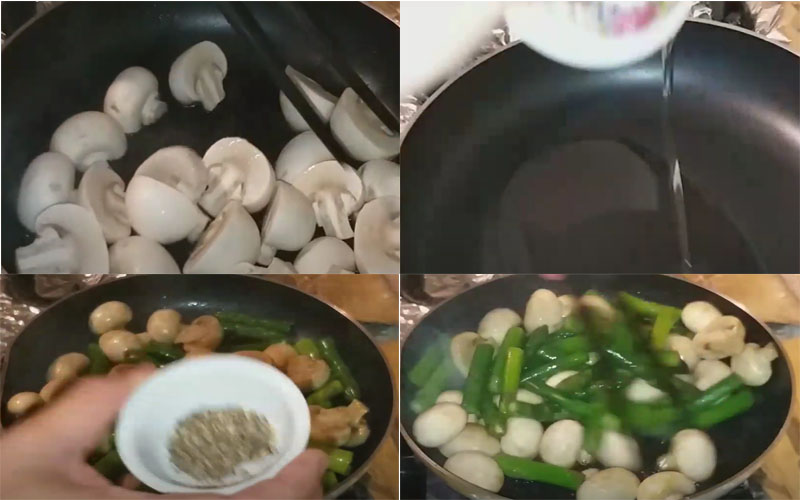 Chế biến các nguyên liệu