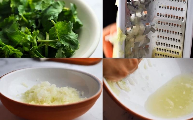 Sơ chế các nguyên liệu