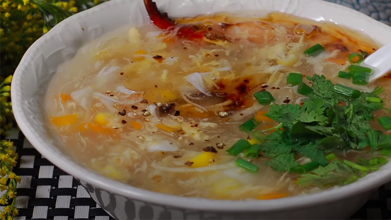Món súp cua ngon bổ dưỡng cho bữa sáng