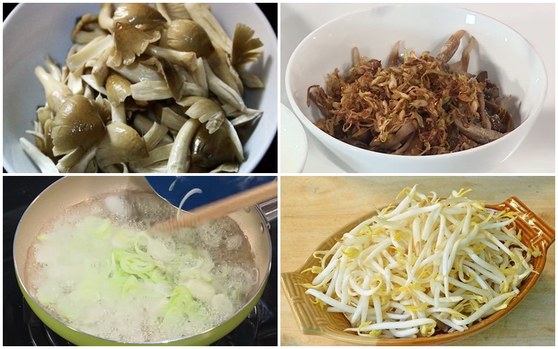 Sơ chế các nguyên liệu
