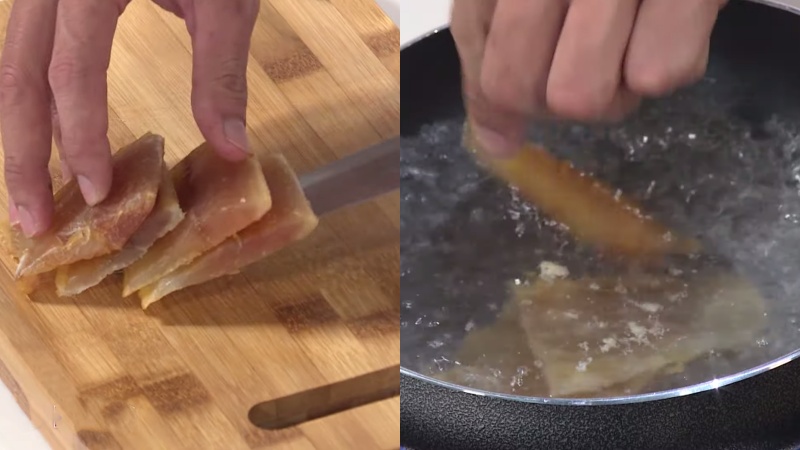 Sơ chế phần cá khô