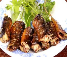 Món lươn nướng sa tế thơm lừng kích thích vị giác
