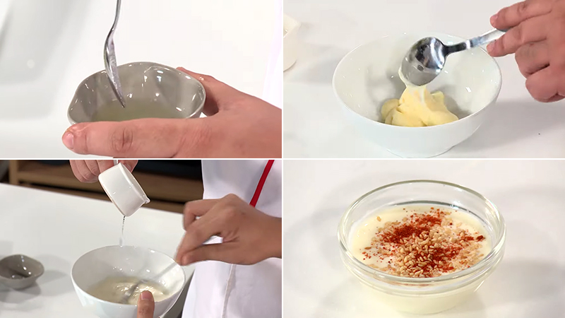 Pha sốt chấm Mayonnaise
