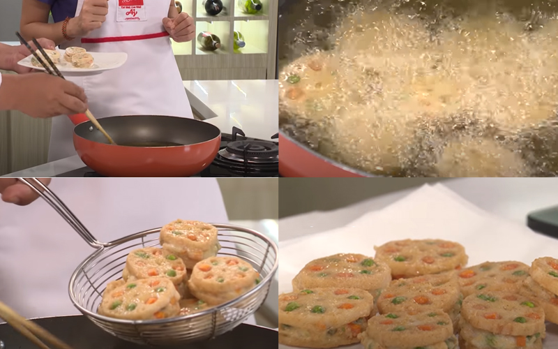 Chiên chả mực