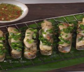 Món ốc móng tay nướng chanh sả cực ngon