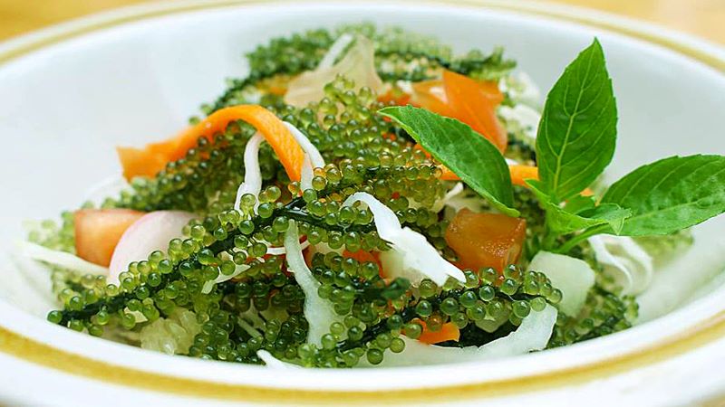 Salad rong nho thanh cua