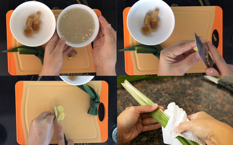 Sơ chế các nguyên liệu