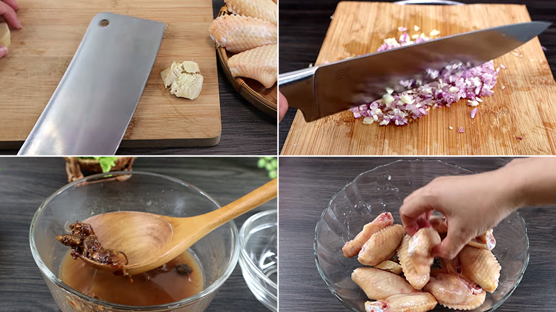 Sơ chế các nguyên liệu