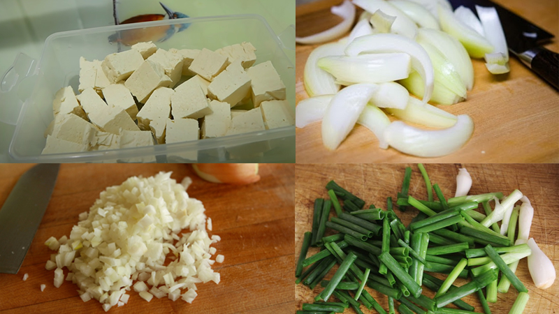 Sơ chế các nguyên liệu