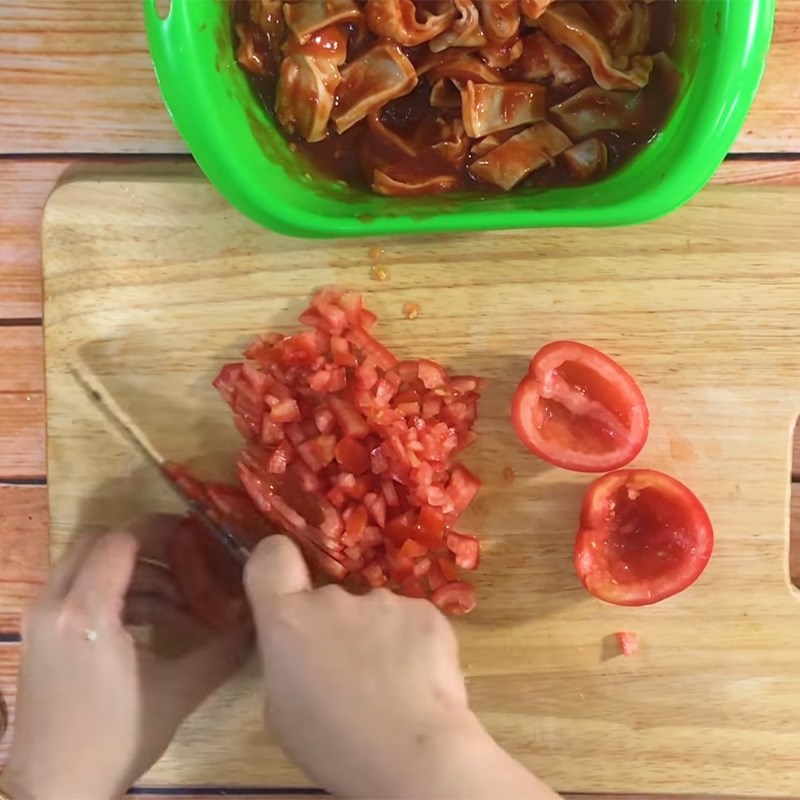 Cà chua băm nhuyễn