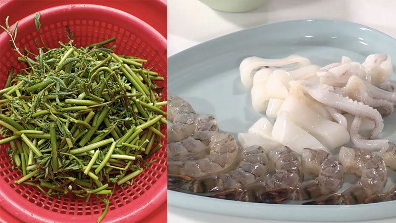 Sơ chế các nguyên liệu