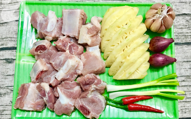 Sơ chế các nguyên liệu