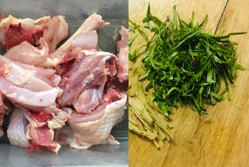 Sơ chế các nguyên liệu