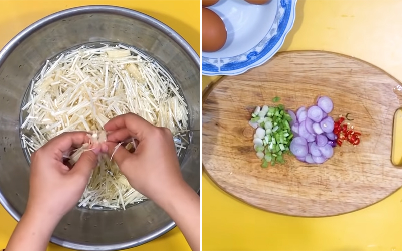 Sơ chế các nguyên liệu