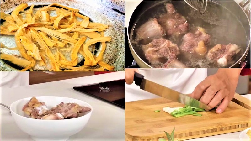 Sơ chế các nguyên liệu
