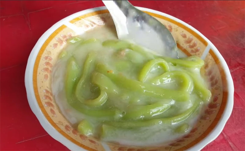 Món chè bánh canh nước cốt dừa chuẩn vị miền Tây