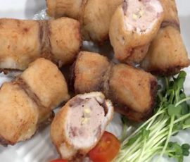 Món cá diêu hồng cuộn củ kiệu ngon tuyệt