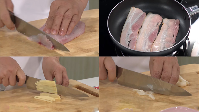 Sơ chế các nguyên liệu