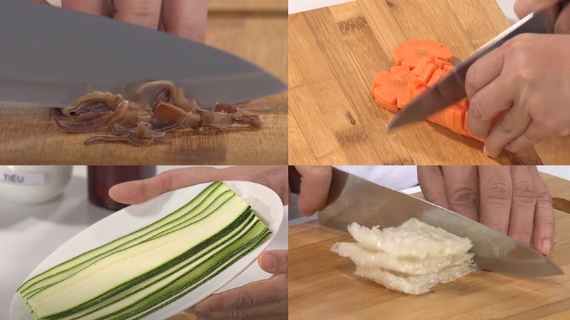 Sơ chế các nguyên liệu