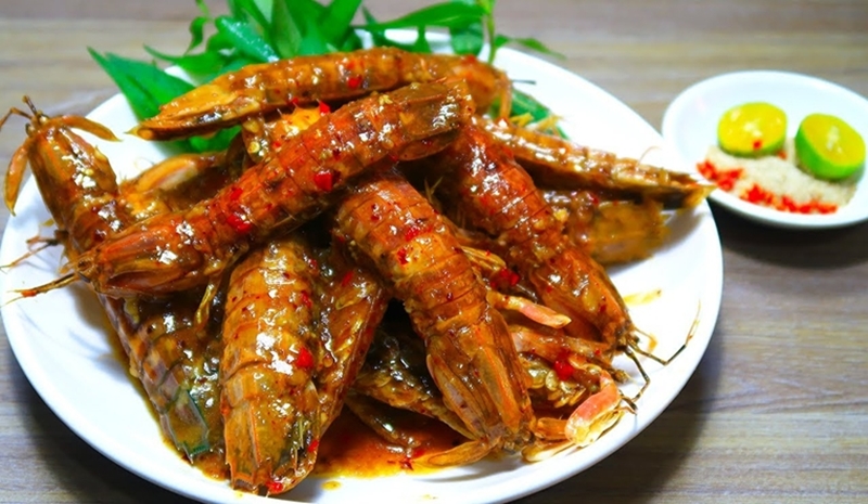 Món tôm tít rang me chua ngọt hấp dẫn ăn là ghiền