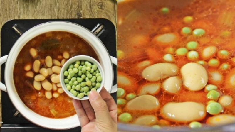 Hầm bò và đậu