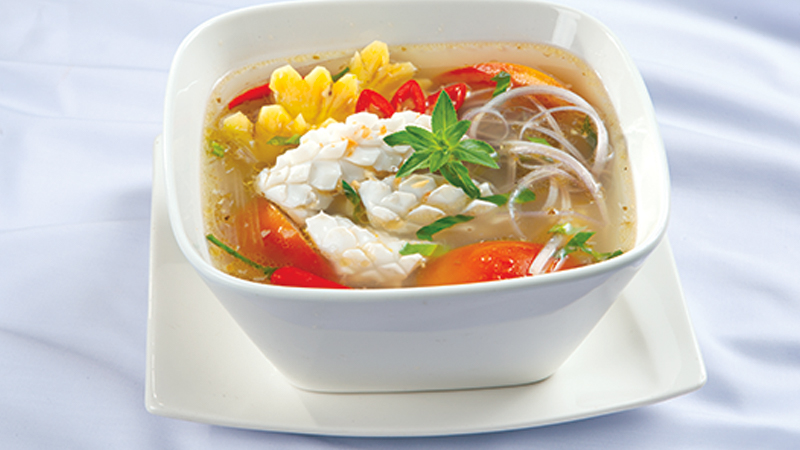 Món canh chua mực vừa lạ miệng vừa thanh mát