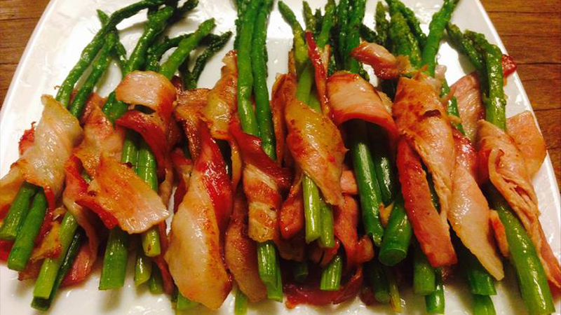 Thịt ba chỉ cuộn măng tây ngon khó cưỡng