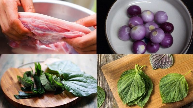 Sơ chế các nguyên liệu